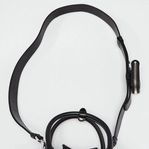 Prada Black Antique Nappa Leather Top Handle Bag 1BB092 - Picture 12 of 12